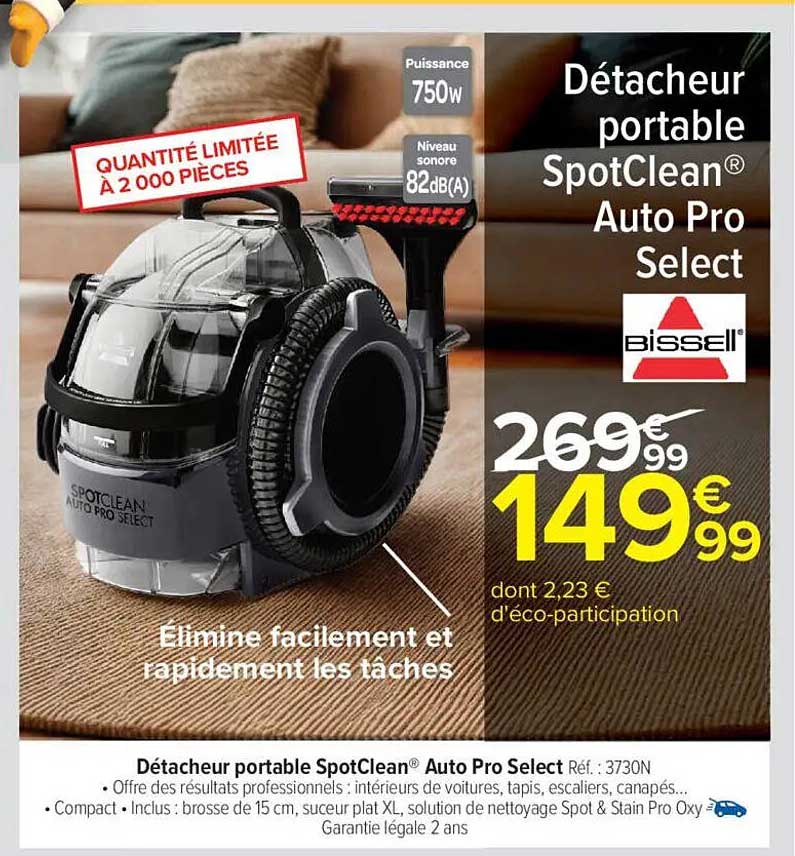 Détacheur portable SpotClean® Auto Pro Select