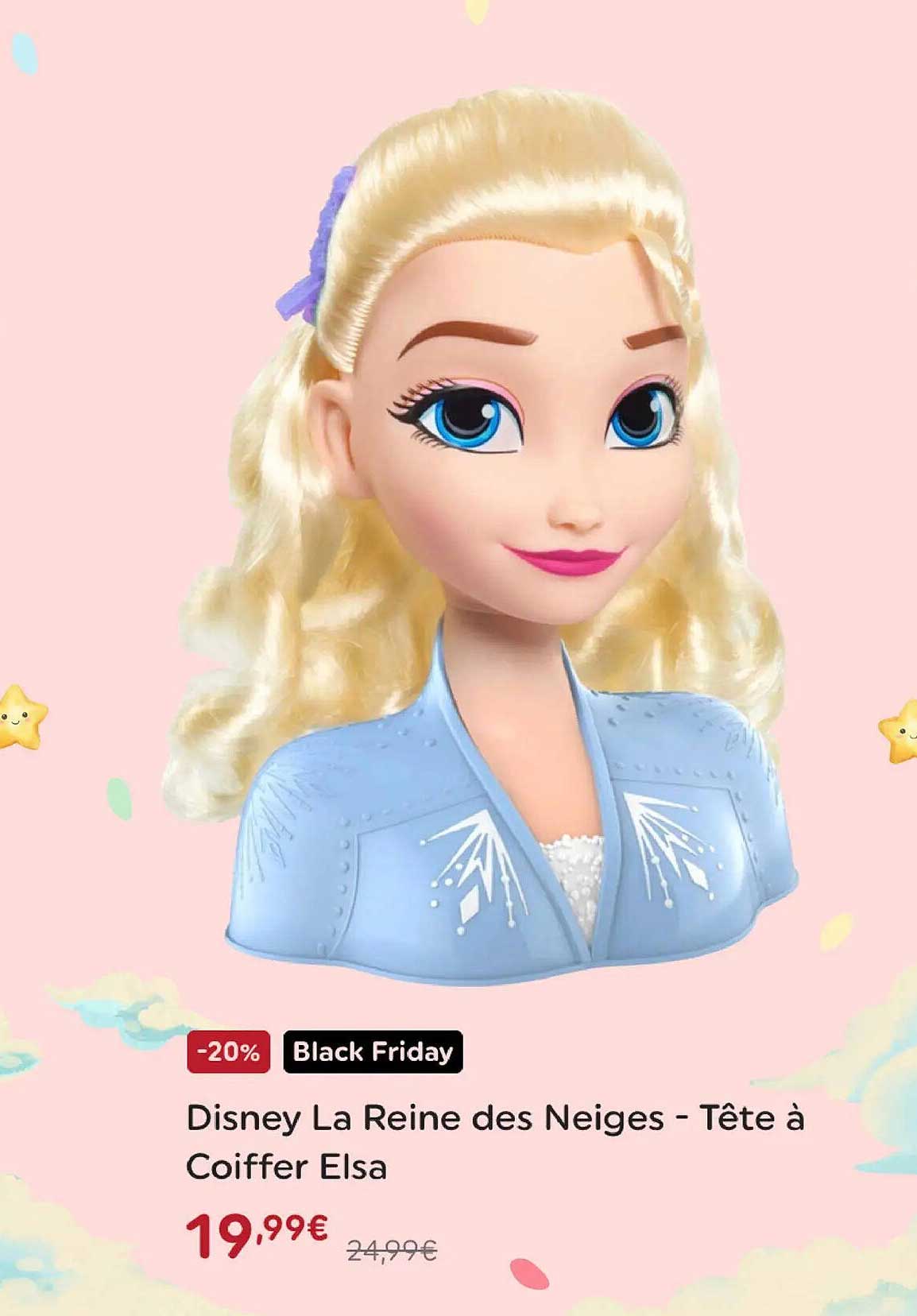 Disney La Reine des Neiges - Tête à Coiffer Elsa