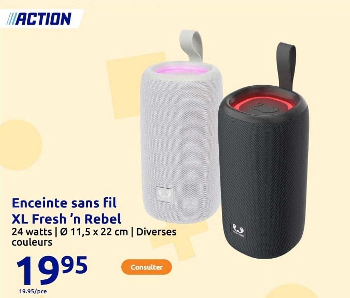 Enceinte sans fil XL Fresh ’n Rebel