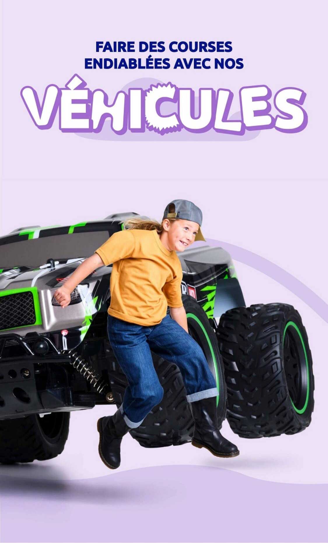 FAIRE DES COURSES ENDIABLÉES AVEC NOS VÉHICULES