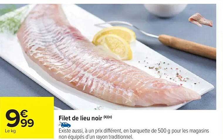 Filet de lieu noir (k/g)