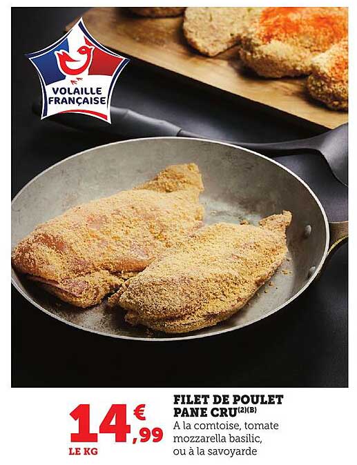 FILET DE POULET PANE CRU (2)(B)
