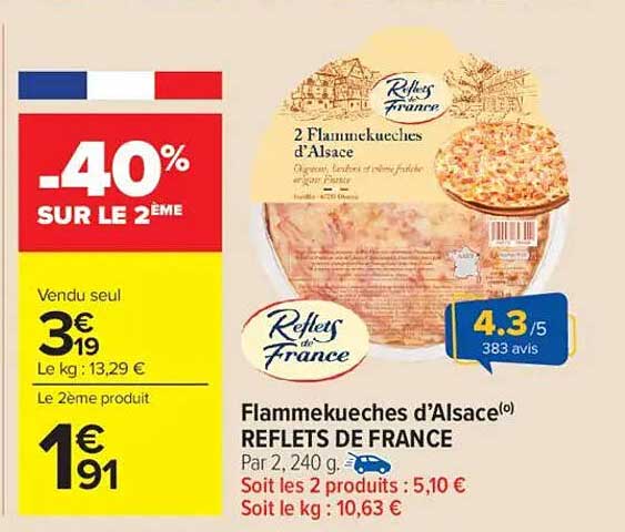 Flammekueches d'Alsace