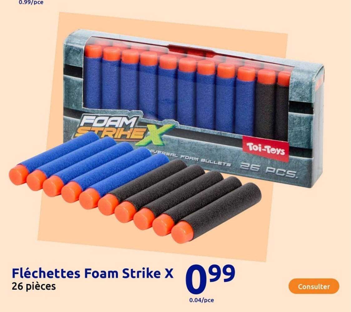 Fléchettes Foam Strike X