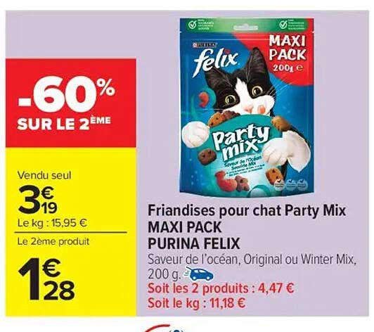 Friandises pour chat Party Mix Maxi Pack