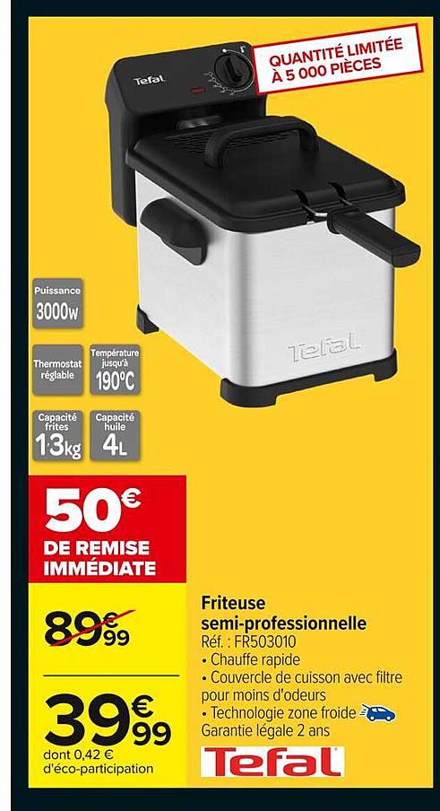 Friteuse semi-professionnelle Tefal FR503010