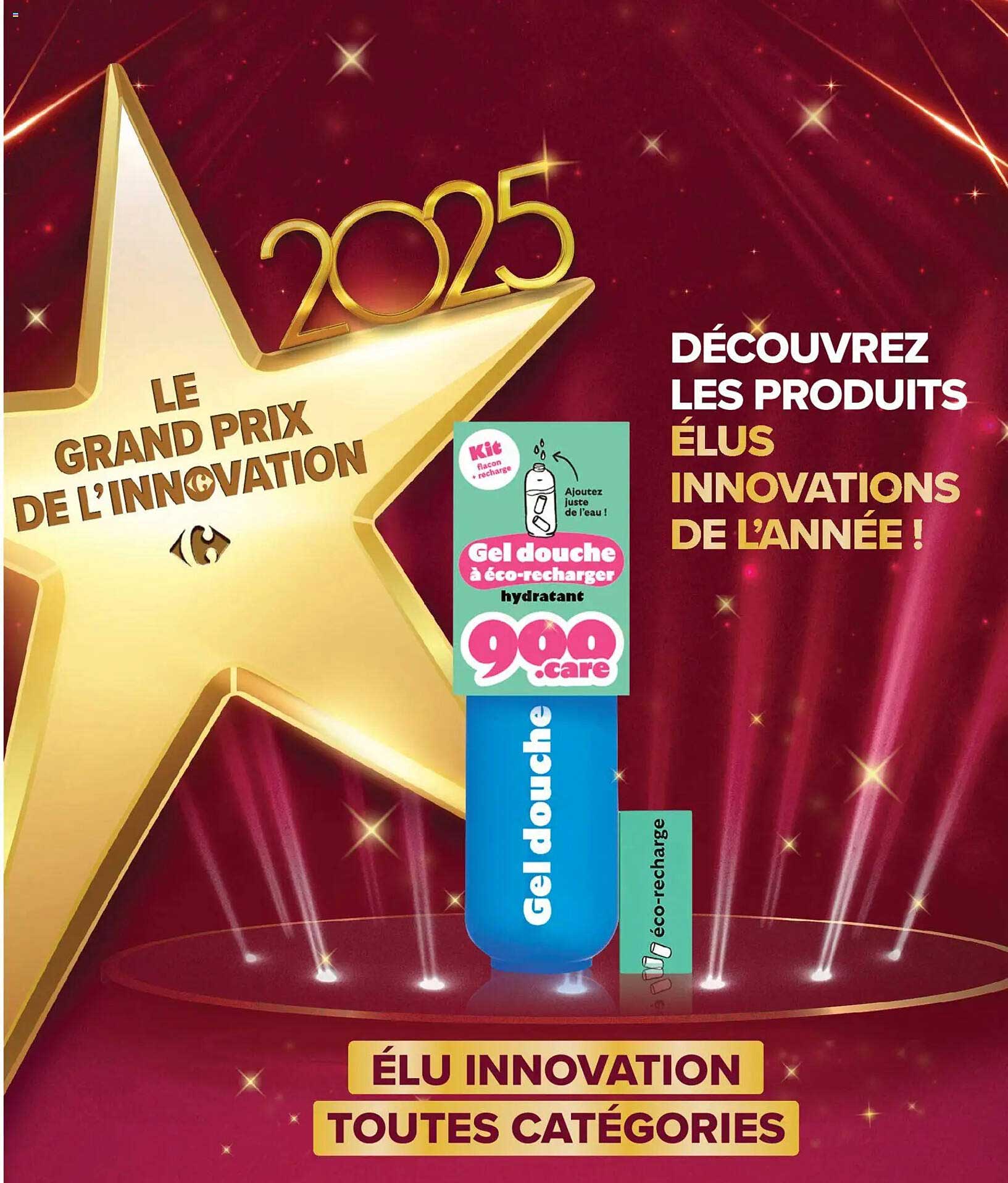 Gel douche à éco-recharger hydratant