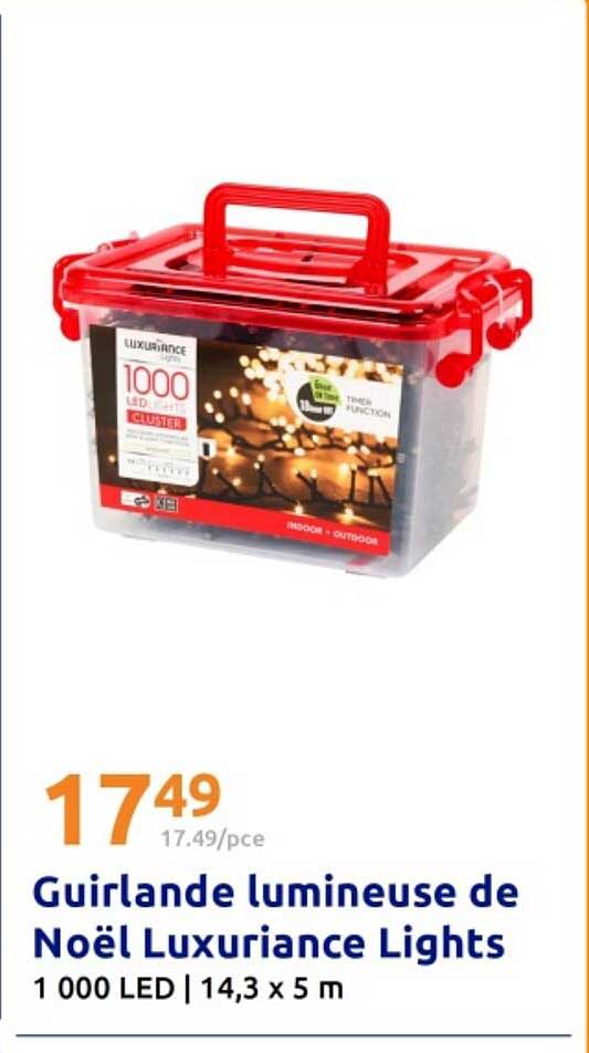 Guirlande lumineuse de Noël Luxuriance Lights