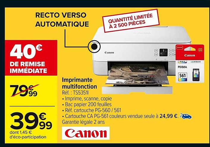 Imprimante multifonction Canon TS5351