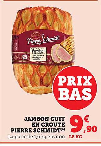 JAMBON CUIT EN CROUTE PIERRE SCHMIDT