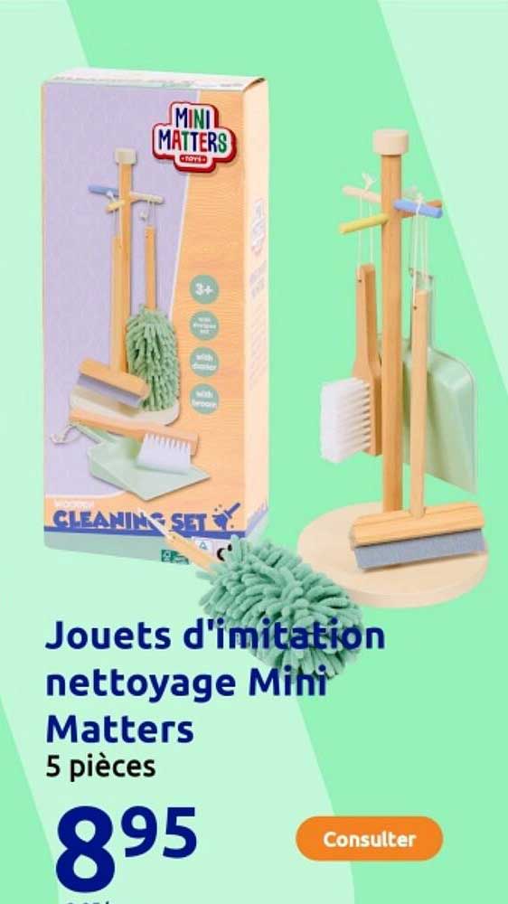 Jouets d'imitation nettoyage Mini Matters