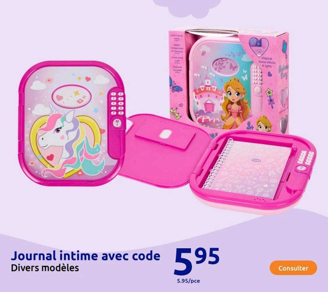 Journal intime avec code