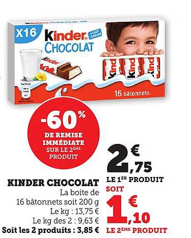 KINDER CHOCOLAT