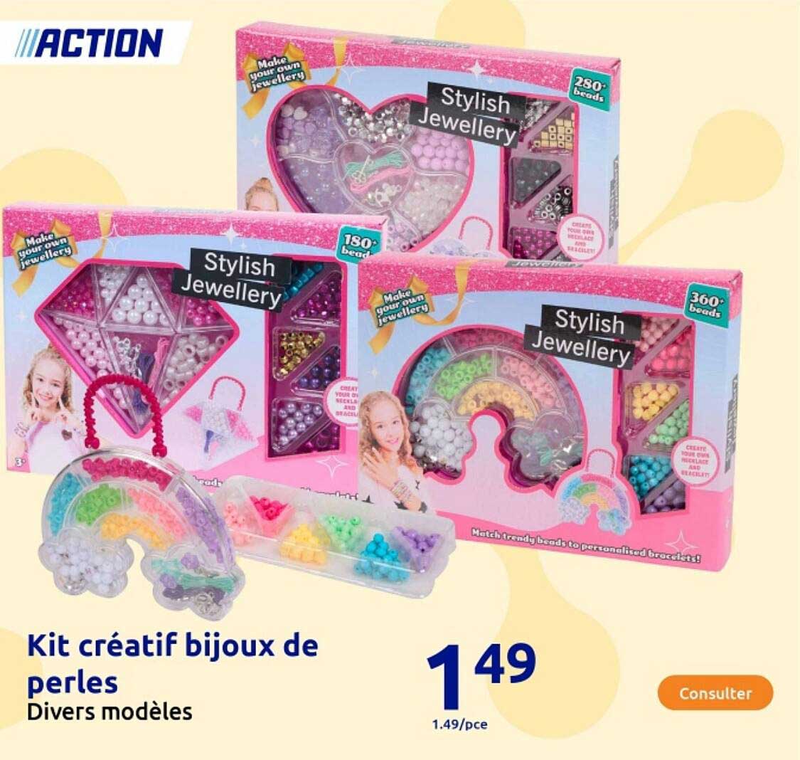 Kit créatif bijoux de perles