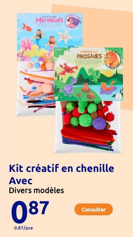 Kit créatif en chenille