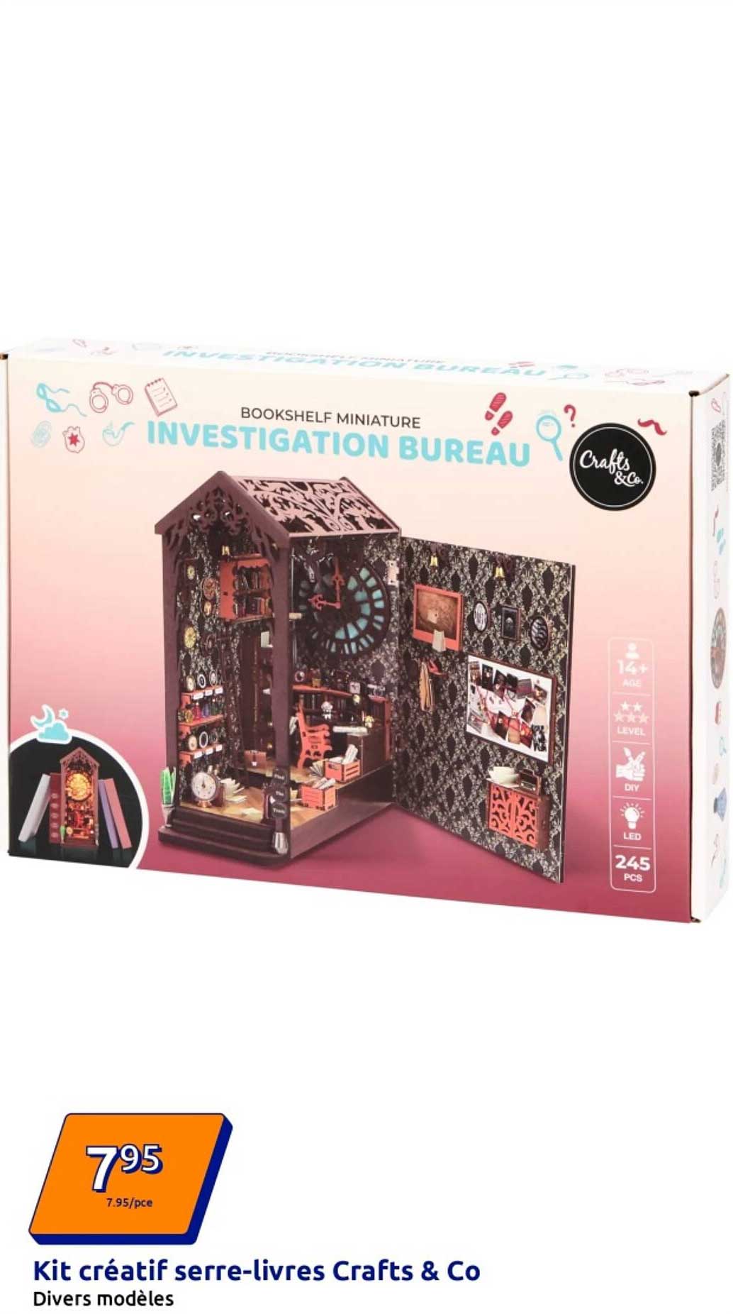 Kit créatif serre-livres Crafts & Co