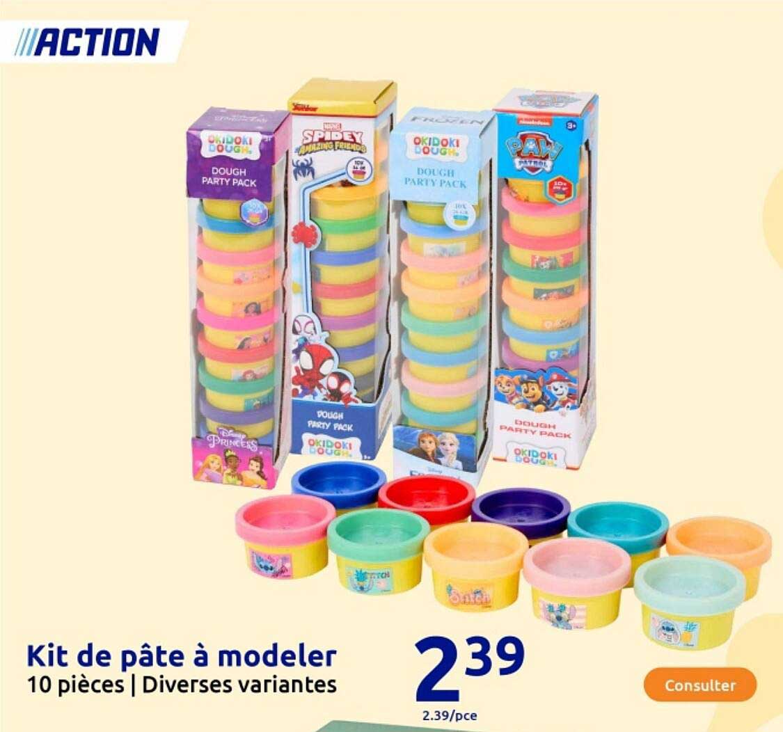 Kit de pâte à modeler