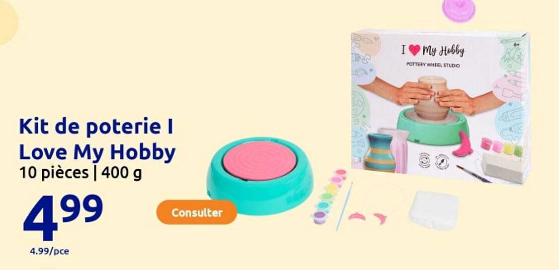 Kit de poterie I Love My Hobby