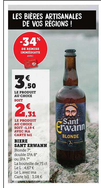 LES BIÈRES ARTISANALES DE VOS RÉGIONS !