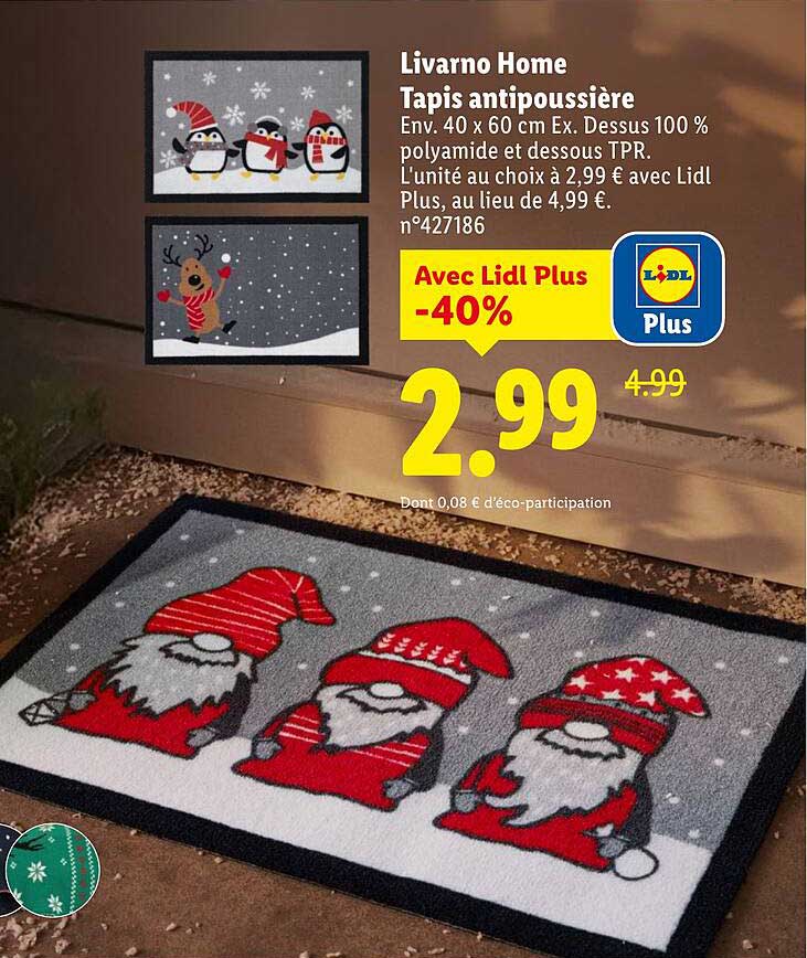 Livorno Home Tapis ant poussière