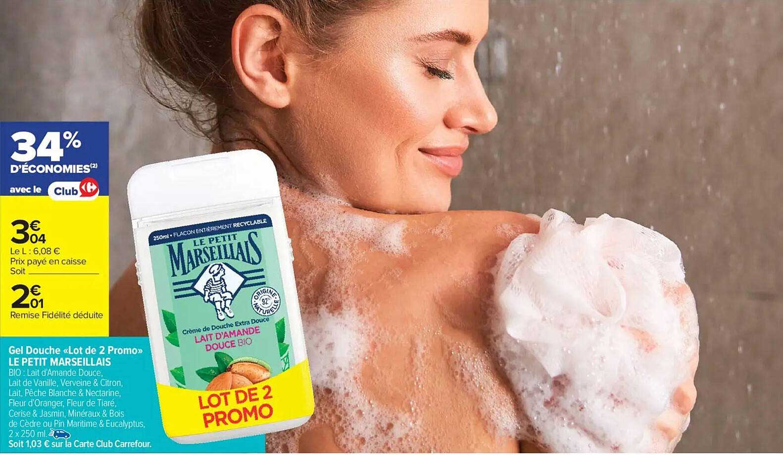 Lot de 2 Promo - Le Petit Marseillais