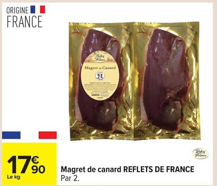 Magret de canard REFLETS DE FRANCE Par 2.
