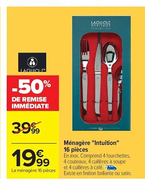 Ménagère "Intuition" 16 pièces