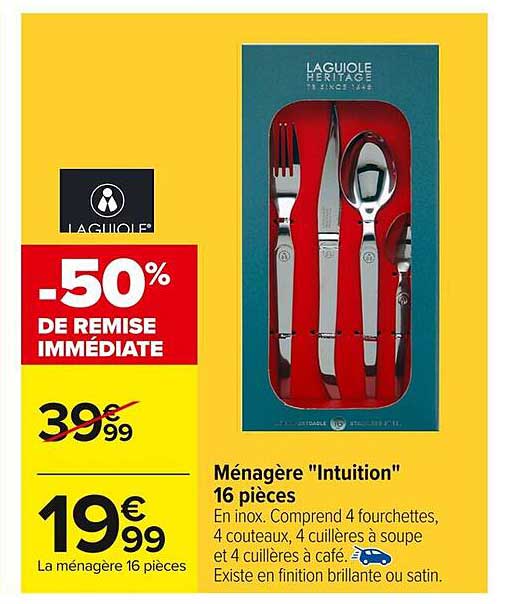 Ménagère "Intuition" 16 pièces