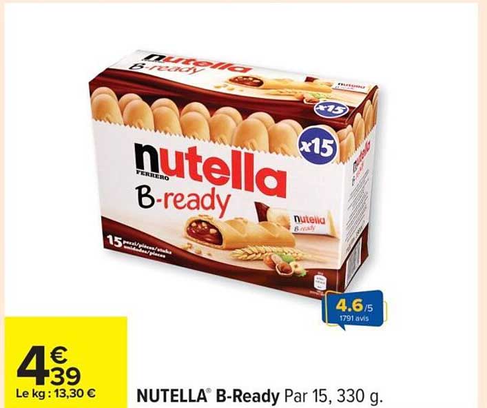 NUTELLA® B-Ready Par 15, 330 g.