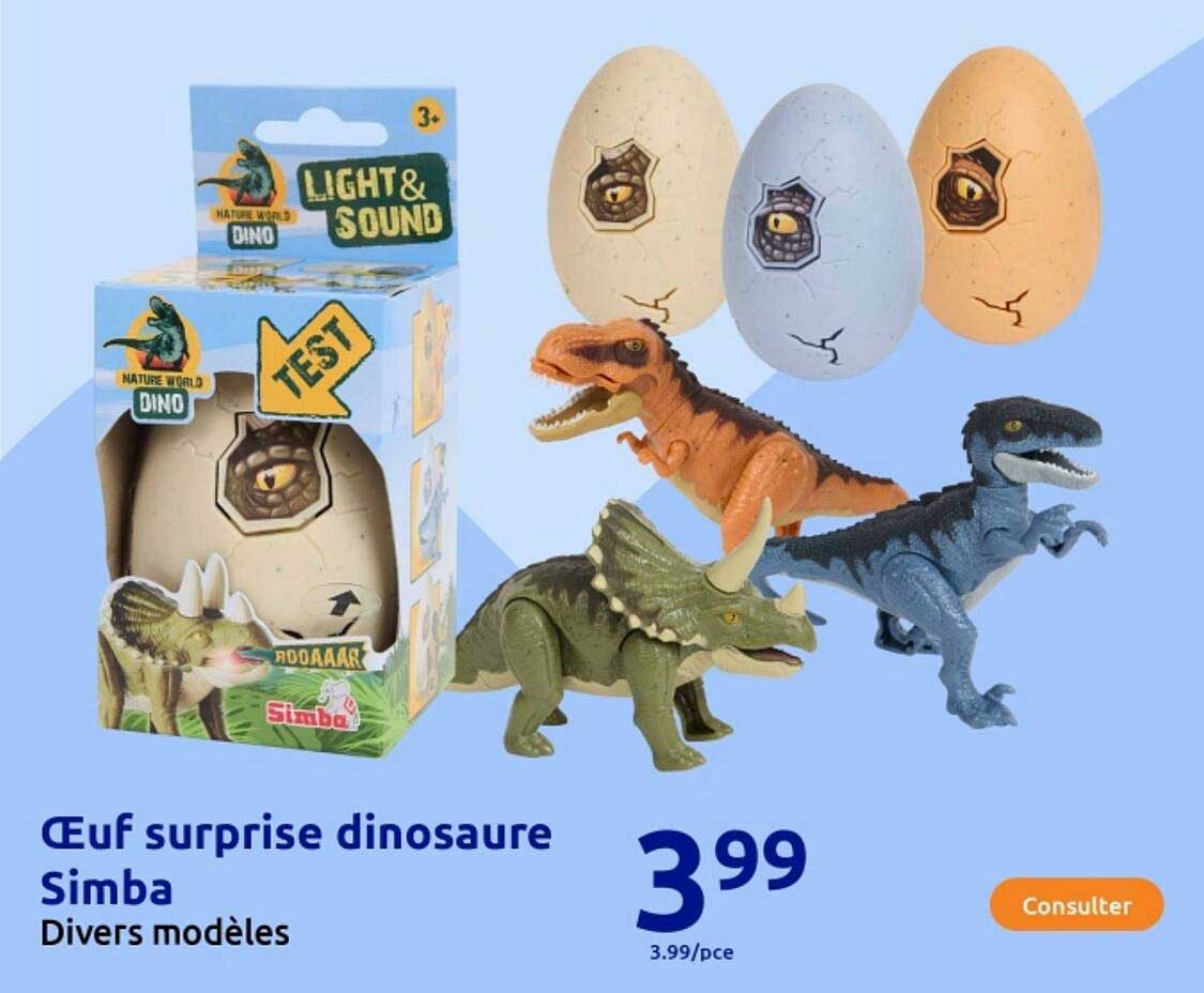 Œuf surprise dinosaure Simba