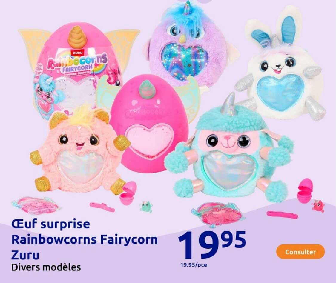 Œuf surprise Rainbowcorns Fairycorn Zuru