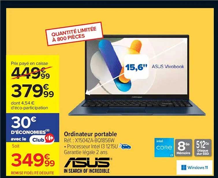 Ordinateur portable ASUS Vivobook