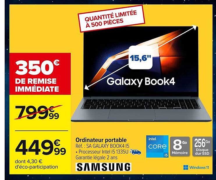 Ordinateur portable Samsung Galaxy Book4