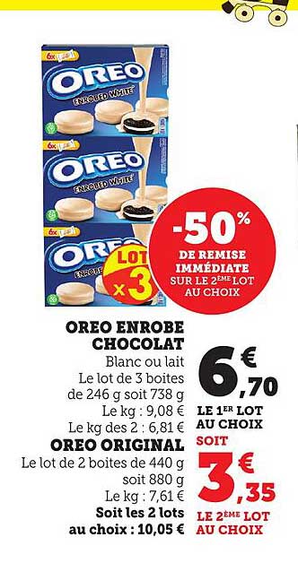 OREO ENROBE CHOCOLAT