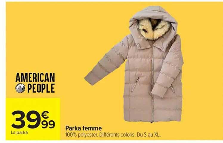 Parka femme