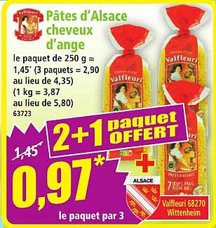 Pâtes d'Alsace cheveux d'ange