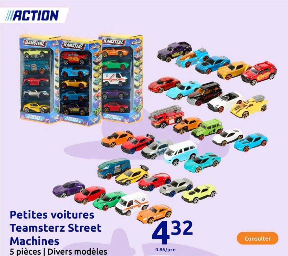 Petites voitures Teamsterz Street Machines
