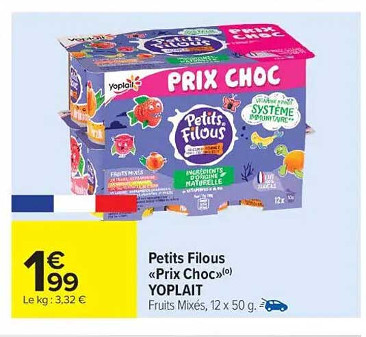 Petits Filous «Prix Choc»(o) YOPLAIT