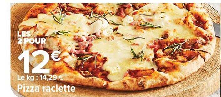 Pizza raclette