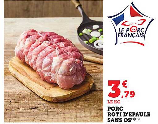 PORC ROTI D'ÉPAULE SANS OS