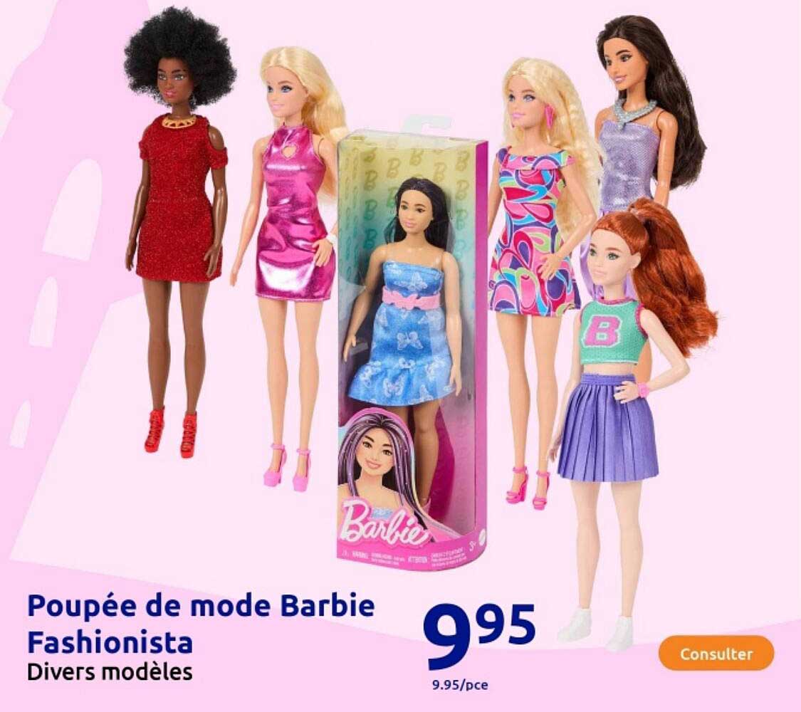 Poupée de mode Barbie Fashionista