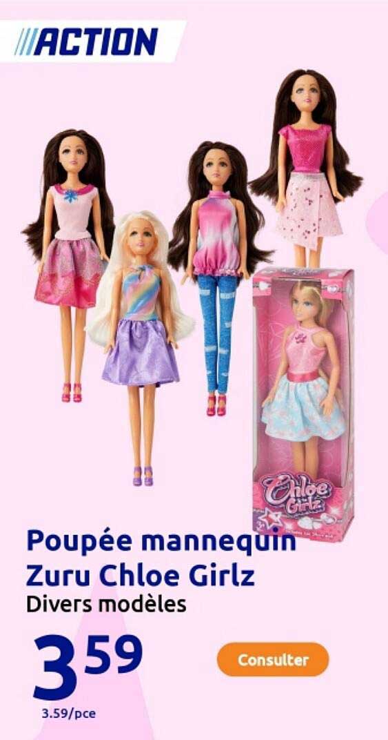 Poupée mannequin Zuru Chloe Girlz Divers modèles