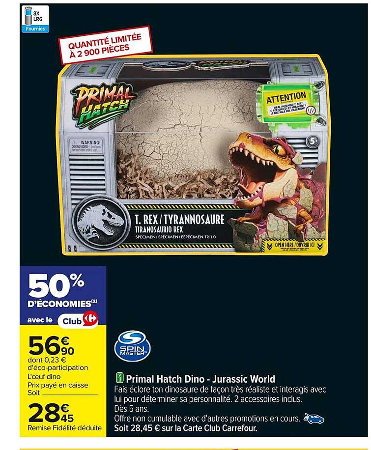 Primal Hatch Dino - Jurassic World