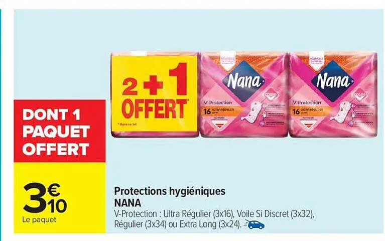 Protections hygiéniques NANA
