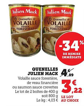 QUENELLES JULIEN MACK