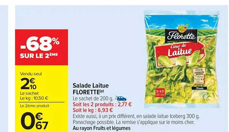Salade Laitue FLORETTE