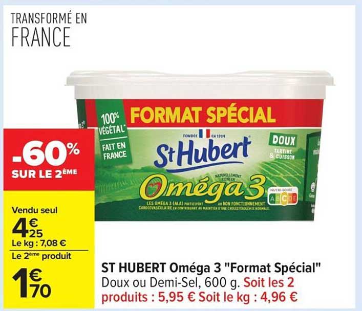ST HUBERT Oméga 3 "Format Spécial"