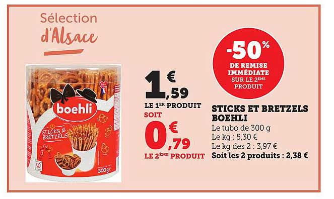 STICKS ET BRETZELS BOEHLI