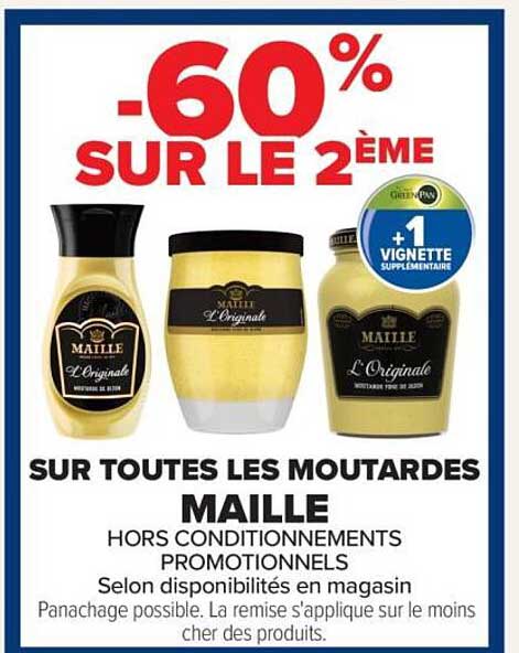 SUR TOUTES LES MOUTARDES MAILLE