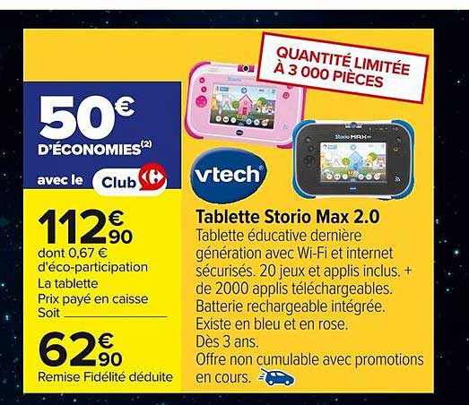 Tablette Storio Max 2.0